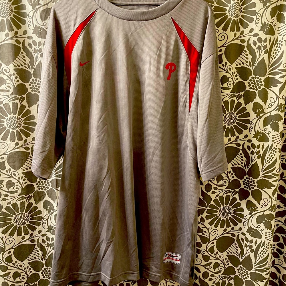 MLB Phillies Mock Shirt